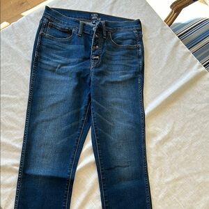 J. Crew Dark Blue Straight Leg Jeans